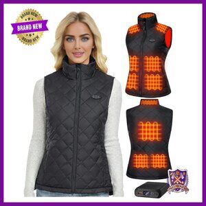 Heated Vest with Battery Pack 10-Zone Heating for Outdoor Work